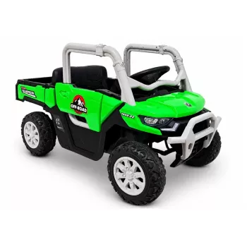LEAN CARS 4x4 ar akumulatoru darbināms braucamais GTS2299-H 24V zaļš