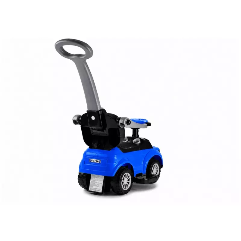 LEAN CARS 614W Bērnu braucamrīks ar stumšanas rokturi - Zils
