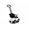 LEAN CARS 614W Toddlers Ride On Push Along with Parent Handle - White