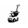 LEAN CARS 614W Toddlers Ride On Push Along with Parent Handle - White