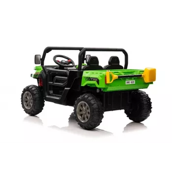 Bērnu elektroauto Lean Toys XMX623 4x4, zaļš