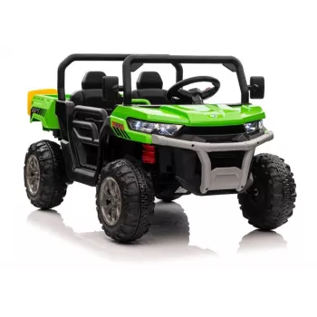Bērnu elektroauto Lean Toys XMX623 4x4, zaļš