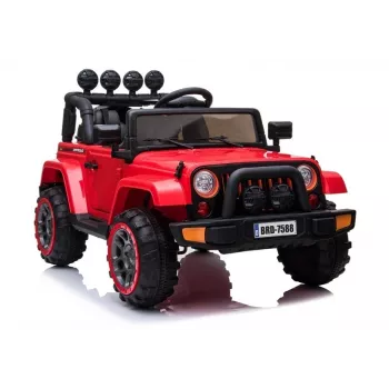 LEAN CARS Battery Car Jeep BRD-7588 Red 4x4 7408
