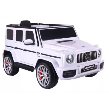 LEAN CARS Ar bateriju darbināma automašīna Mercedes G63 S306-1 Balta
