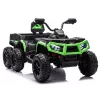 LEAN CARS Battery-Operated Quad ATV 6 Wheels With Trailer JC606 24V 4x4 Green