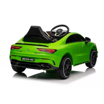 LEAN CARS Battery-Powered Car Mercedes CLA 45s AMG Green 4x4