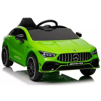 LEAN CARS Battery-Powered Car Mercedes CLA 45s AMG Green 4x4