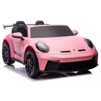 LEAN CARS DK-P911 Porsche GT3 24V rozā ar akumulatoru darbināms braucamauto