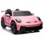 LEAN CARS DK-P911 Porsche GT3 24V rozā ar akumulatoru darbināms braucamauto