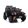 LEAN CARS Electric Ride-On Jeep BRD-7588 ar LED gaismām, MP3, tālvadību, melns 4x4