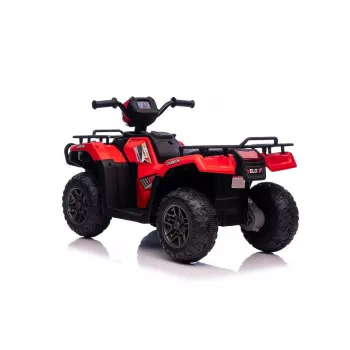 LEAN CARS Elektriskais braucamais kvadracikls JC915 sarkans 12V