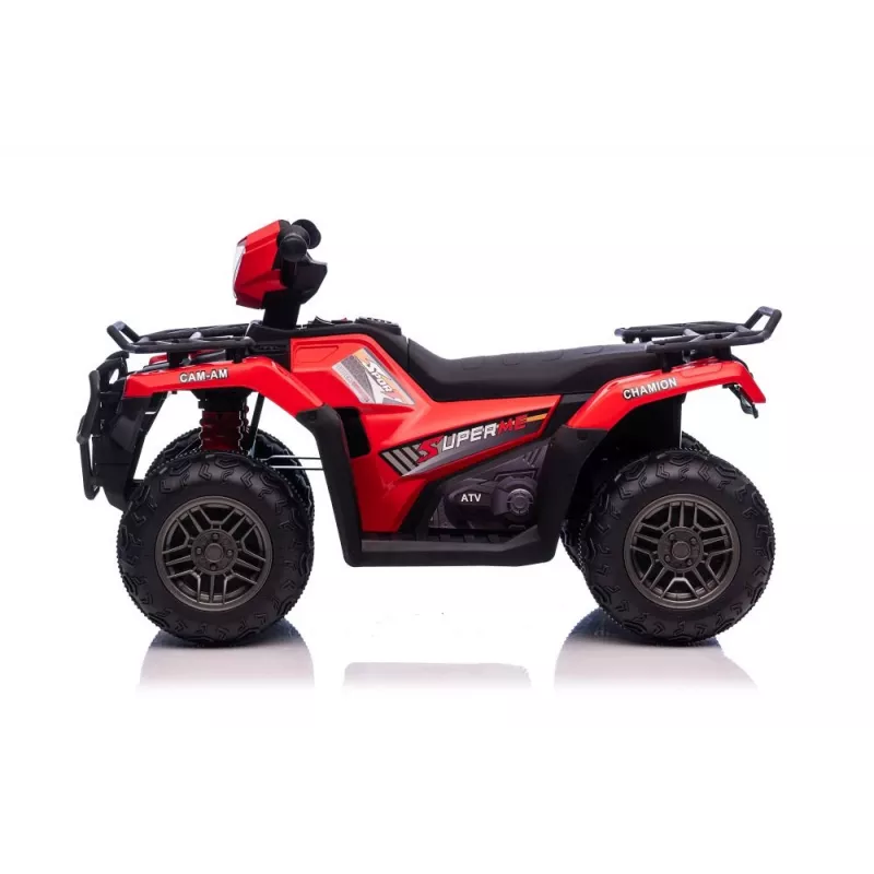 LEAN CARS Elektriskais braucamais kvadracikls JC915 sarkans 12V