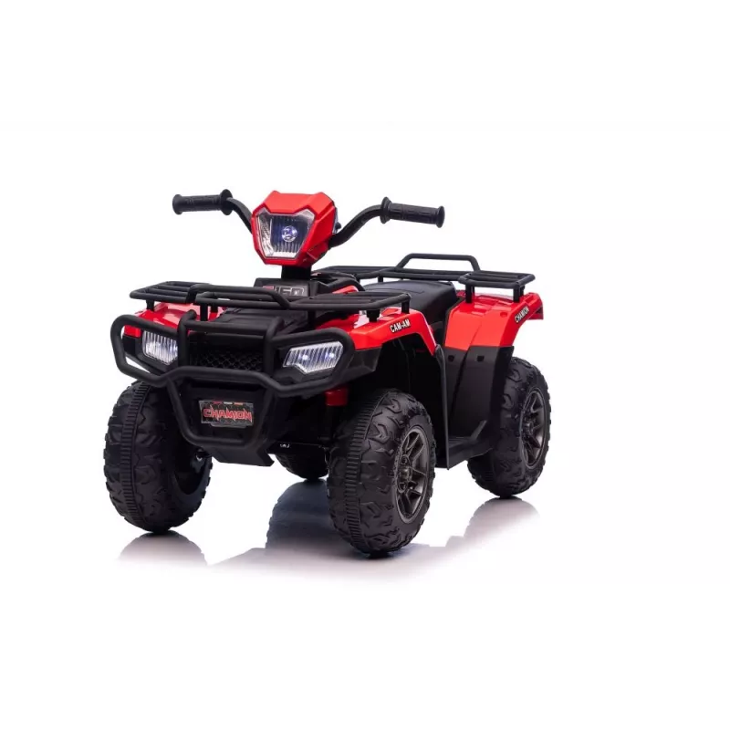 LEAN CARS Elektriskais braucamais kvadracikls JC915 sarkans 12V