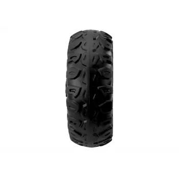 LEAN CARS EVA Ritenis A032 - 10 Collu Masīvs Putuplasta Ritenis Bērnu Ratiem, 45mm Platums, Melns