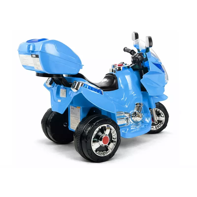LEAN CARS HC8051 zils elektriskais braucamais motocikls