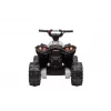 LEAN CARS HL568 balts bērnu elektriskais braucamais kvadracikls – 12V 2x35W, EVA riteņi, LED gaismas, MP3/USB/AUX (Modelis 13558)