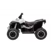 LEAN CARS HL568 balts bērnu elektriskais braucamais kvadracikls – 12V 2x35W, EVA riteņi, LED gaismas, MP3/USB/AUX (Modelis 13558)