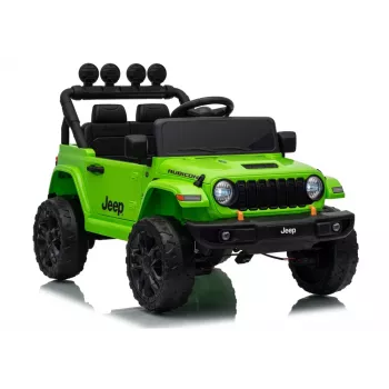 LEAN CARS Jeep Rubicon DK-JWR558 24V zaļš ar akumulatoru darbināms braucamtransportlīdzeklis