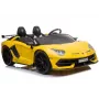 LEAN CARS Lamborghini Aventador SX2028 elektriskā braucamā mašīna bērniem, dzeltena