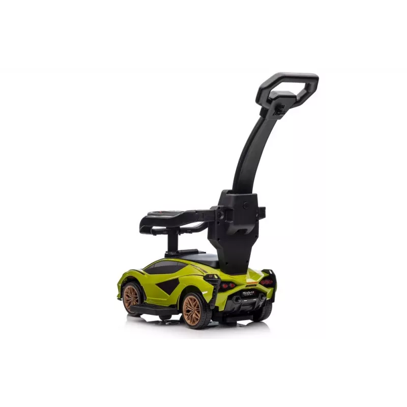 LEAN CARS Lamborghini QLS-996T Ride-On ar stūmēju, zaļš
