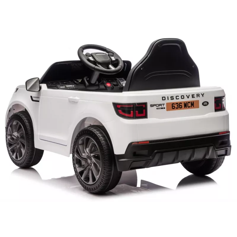 LEAN CARS Land Rover Discovery DLS-K06 White Battery-Operated Vehicle
