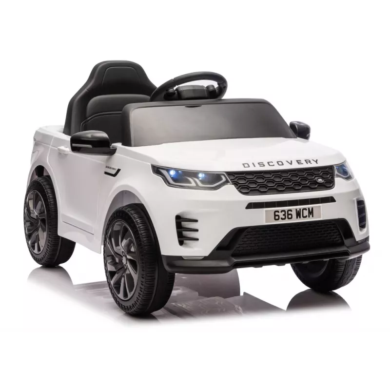 LEAN CARS Land Rover Discovery DLS-K06 White Battery-Operated Vehicle