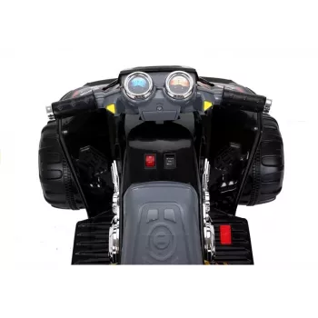 LEAN CARS Medium Quad Black - Electric Ride On Vehicle