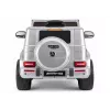 LEAN CARS Mercedes AMG G 63 Silver Painted Battery-Operated Car