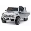 LEAN CARS Mercedes AMG G 63 Silver Painted Battery-Operated Car