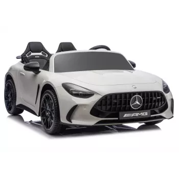 LEAN CARS Mercedes-AMG GT63 24V balts ar akumulatoru darbināms braucamais transportlīdzeklis