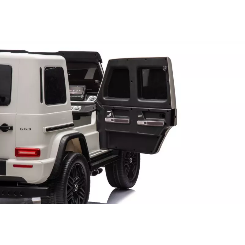 LEAN CARS Mercedes G63 XXL 24V Battery Car White
