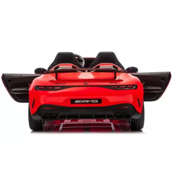 LEAN CARS Mercedes GT63 AMG DK-GT63 24V LCD Battery-Operated Car, Red
