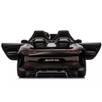 LEAN CARS Mercedes GT63 AMG DK-GT63 24V LCD Black Painted Battery Car