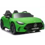 LEAN CARS Mercedes GT63 AMG DKGT63 24V Quiet Engine Matte Green Battery Car