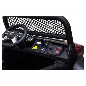 LEAN CARS Mercedes Unimog 12V Elektriskais Braucamais Auto Zaļš