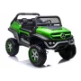 LEAN CARS Mercedes Unimog 12V Elektriskais Braucamais Auto Zaļš