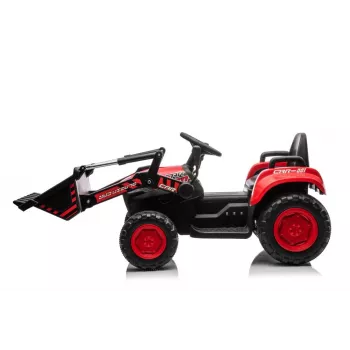 LEAN CARS Uzlādējams Traktors ar Kausu BW-X002A Sarkans