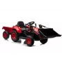LEAN CARS Uzlādējams Traktors ar Kausu BW-X002A Sarkans