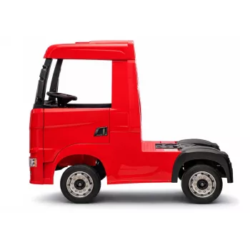 LEAN CARS Scania 500R HL698 12V Elektriskais braucamrīks 4x4 Sarkanā krāsā ar tālvadību