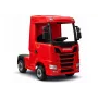 LEAN CARS Scania 500R HL698 12V Elektriskais braucamrīks 4x4 Sarkanā krāsā ar tālvadību