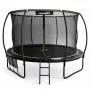 LEAN Garden Trampoline with Inner Net Black and Green 366CM 12FT