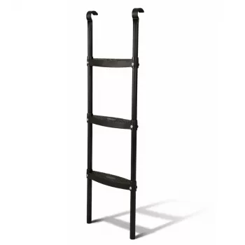 LEAN SPORT BEST 97 cm kāpnes batutam – 2 pakāpju neslīdošs tērauds, universāls, melns