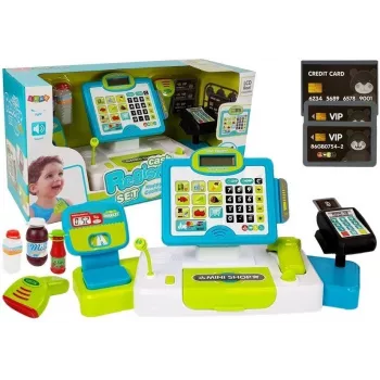 LEAN TOYS 7548 15.6 collu skārienjūtīgs kases aparāts ar svariem, karšu lasītāju, 58mm termoprinteri un Android 7.1