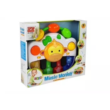 LEAN TOYS A Piano with a Monkey for a Baby - Sound and Light