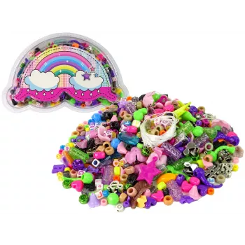 LEAN TOYS A Set of Colorful Beads DIY Jewelry
