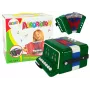 LEAN TOYS Akordeona instruments jaunajam mūziķim zaļš – 12 pogu akustiskais rotaļu akordeons ar regulējamu plecu siksnu, vecumam 3+