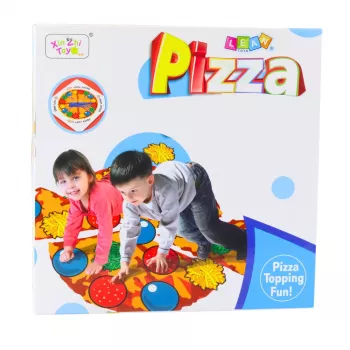 LEAN TOYS Active Family Skill Game Pizza Mat Randomizer