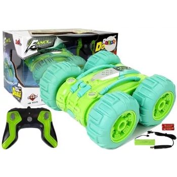 LEAN TOYS Amphibious Vehicle 1:24 Remote Controlled Green