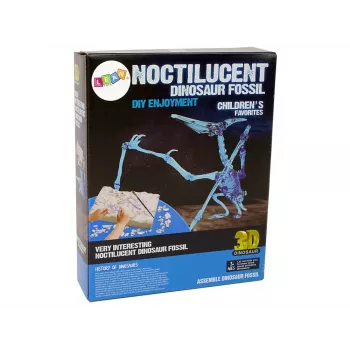 LEAN TOYS Arheoloģijas izrakumu komplekts Dinozauru skelets Pteranodons 3D Hologramma