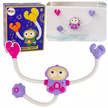 LEAN TOYS Bathing Water Toy Astronaut Shower with Water Circulation Suction Cups